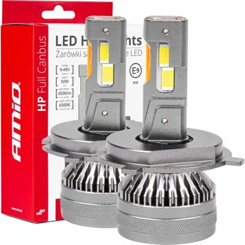Povinná bezpečnostní výbava Žárovky Amio ŘADA HP FULL CANBUS H4 50 W 2 ks