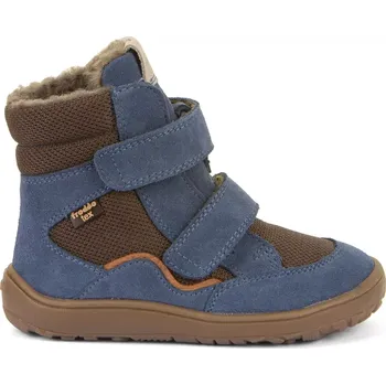 Dámská obuv Zimní vysoké barefoot boty Froddo Tex - denim 32