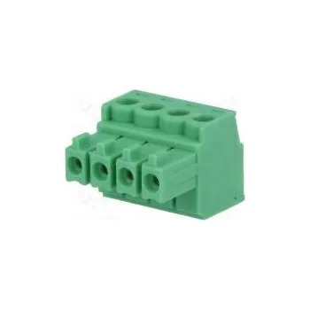 Rozpojovací svorkovnice 3,5mm póly 4 přímý zástrčka zásuvka