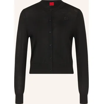 Dámský svetr Hugo Dámský Pletený Kardigan Sfabri, černá, 40