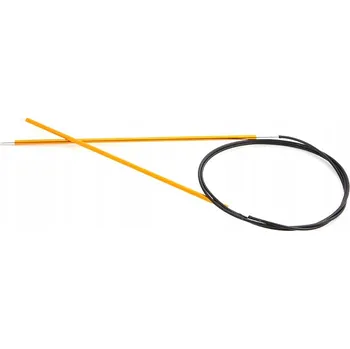 Nástroj na niť a příze Jehlice KNITPRO kovové s lankem 100cm - ZING - 2,25mm