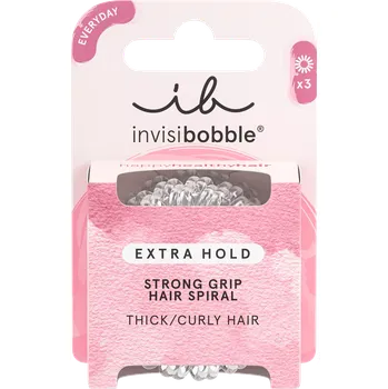 Invisibobble EXTRA HOLD Crystal Clear 3ks