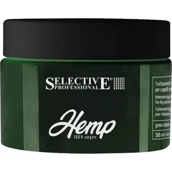 Vlasová regenerace SELECTIVE PROFESSIONAL HEMP 100% Vegan Mask 500 ml