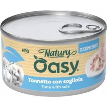 Krmivo pro kočku OASY KOT NATURY Tuňák se solí ve vývaru 85g krmivo pro kočky