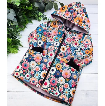 Dívčí bunda Kulišárny Softshell bunda s kapsami KYTIČKY VELIKOST: 110