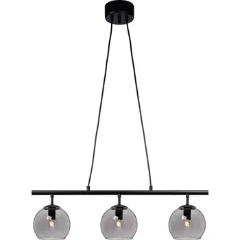 Cottex T2493SVG - Lustr na lanku CAPELLA 3xE14/40W/230V kouřová/černá