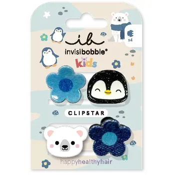 Invisibobble CLIPSTAR KIDS Polar World 4pc