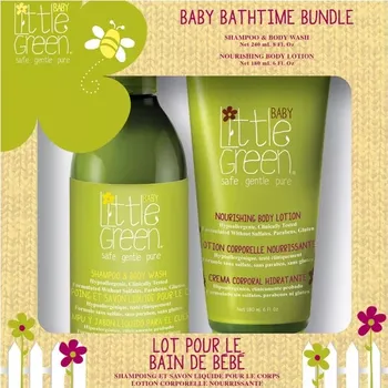 Kosmetická sada Little Green BABY Bathtime Bundle Box 240 ml+180 ml