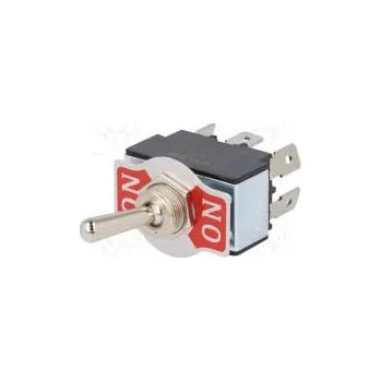 vypínač Přepínač páčkový Polohy 2 DPDT ON-ON 20A/12VDC 0÷55°C 50mΩ