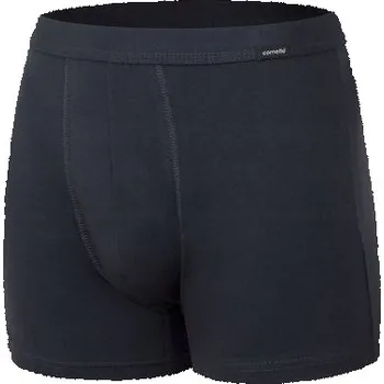 Pánské spodní prádlo Pánské boxerky CORNETTE AUTHENTIC, grafitová, M