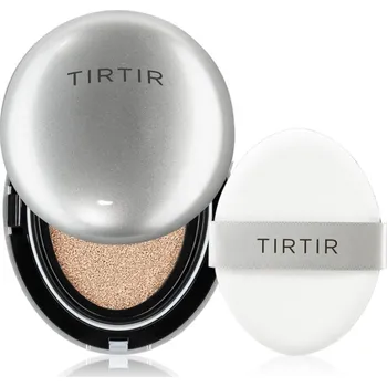 Make-up TIRTIR Mask Fit Aura Cushion Mini hydratační make-up v houbičce pro rozjasnění pleti odstín 27C Cool Beige 4.5 g