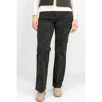 Dámské kalhoty Zoso široké kalhoty s elastanem Debby army/navy Velikost: XS