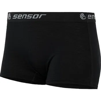Dámské termo spodní prádlo SENSOR MERINO ACTIVE dámské kalhotky s nohavičkou černá Velikost: L