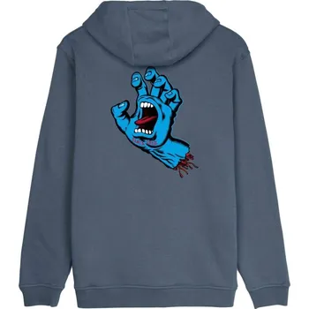Pánská mikina SANTA CRUZ mikina - Screaming Hand Chest Hood Storm Grey (STORM GREY) velikost: M