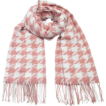 Šála Maxi šála - oranžová kohoutí stopa