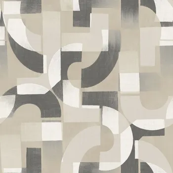 Tapeta Grafická vliesová tapeta na zeď, šedo-béžová, A76002, Vavex 2027
