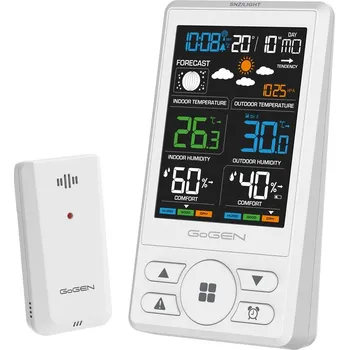 Meteostanice GoGEN ME 1250W Meteostanice, bílá