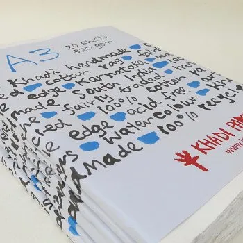 Kancelářský papír Akvarelový ruční papír Khadi A3 320g (Akvarelový ruční papír Khadi A3 320g)