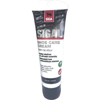 Přípravek pro údržbu obuvi SIGAL Krém na obuv tuba s aplikátorem 75 ml NO. 3 - černá