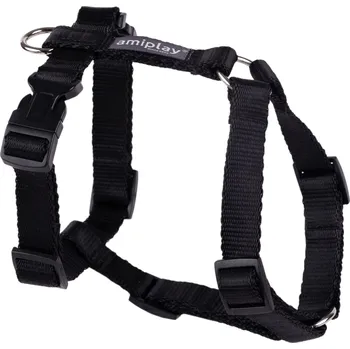 Postroj pro psa Nastavitelný postroj pro psa POPPY GUARD černá velikost S, M, L, XL Rozměr: M - 25-40x35-55x2,0 cm