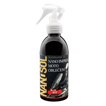 Nano impregnace na moto oblečení NANOtextil 12+ 250ml NANOSOL