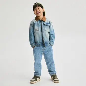 Chlapecké džíny Reserved - Džíny carrot - modrá - 517CJ-50J - 517CJ-50J-128