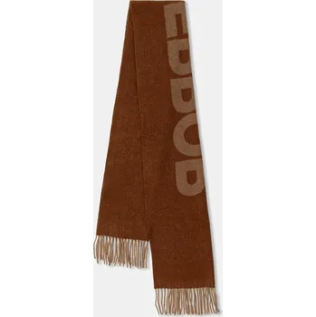 Šála Vlněná šála Ader Error MUFFLER pánská, hnědá barva, vzorovaná, BO01FWAC0403BR, ONE SIZE, 88X