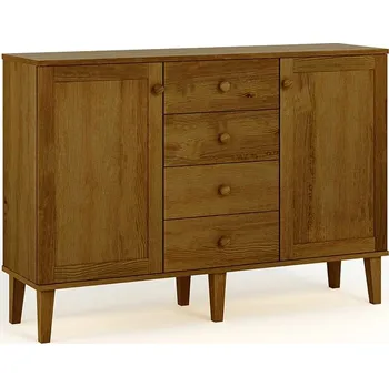 Komoda ZEVYT-NABYTEK Komoda z masivu SCANDI 34, šířka 122 cm, výška 106 cm