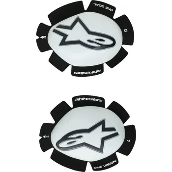 Moto rukavice Kolenní slider Alpinestars GP Plus white/black