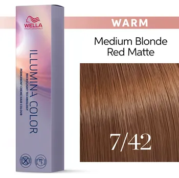 Barva na vlasy Wella Professionals Illumina Color 60ml Odstín: 7/42