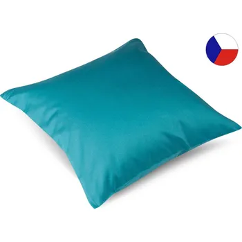 Povlak na dekorativní polštářek Luxusní saténový povlak na polštář 40x40 GEON Sunset oceán modrý