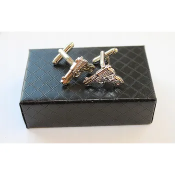 Manžetový knoflíček Manžetové knoflíčky do košile PISTOLE ZBRAŇ KRABIČKA