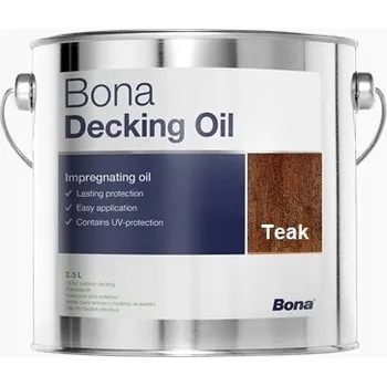 Olej na dřevo Olej na terasy Bona Decking Oil mahagon 2,5 l