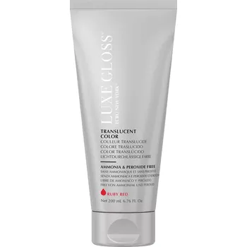 Barva na vlasy Ecru New York Luxe Gloss Ruby Red 200 ml