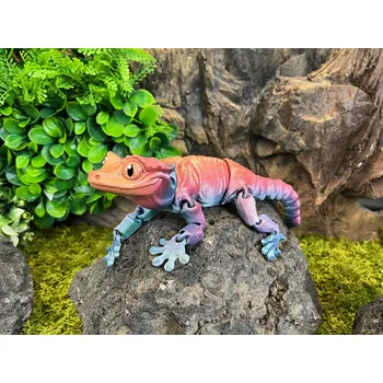 Figurka Potvůrkov Pagekon Řasnatý duhový délka 24 cm