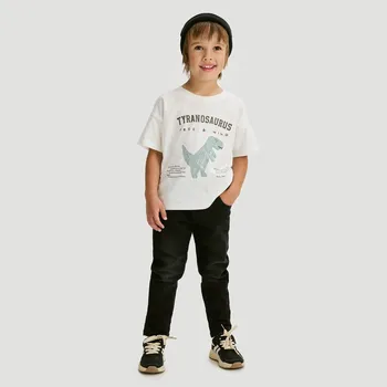 Chlapecké kalhoty Reserved - Elastické džíny regular - černý - 519CJ-99J - 519CJ-99J-116