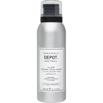 Vlasová regenerace Depot 210 Temporary Colour Mousse 100 ml anthracite