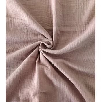 Látka metráž mušelín plenkovina dusty pink| RTex