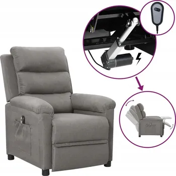 Křeslo Křeslo tradičního stylu VidaXL šedé