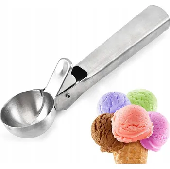 Příbor Tvořítko na kuličky z melounu/ovoce Rossner B1669, stříbrné, 18,2 cm