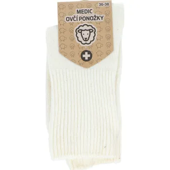 Pánské ponožky Ovčí ponožky Medic -zdravotní lem Velikost: 36-38