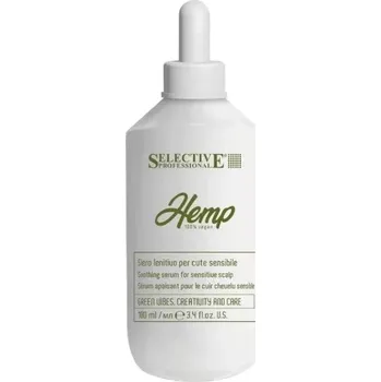 Vlasová regenerace SELECTIVE PROFESSIONAL Soothing Hemp 100% Vegan Serum 100 ml