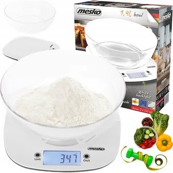 Kuchyňská váha Kuchyňská váha Mesko bílá 5 kg