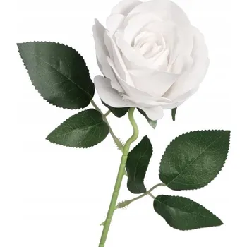 umělá květina SAMETOVÁ RŮŽE JAKO ŽIVÁ UMĚLÉ KVĚTY RŮŽE 50CM