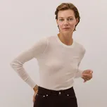 Reserved - Halenka z merino vlny - krémová - 442HG-01X - 442HG-01X-XL