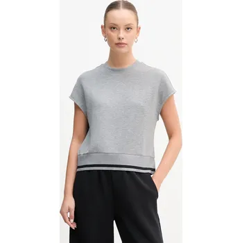 Dámské tričko Tričko United Colors of Benetton dámské, šedá barva, 3QAFD10AX 90X, vel. M