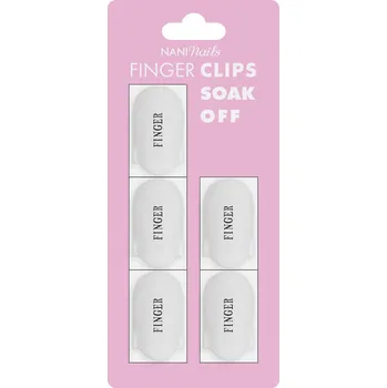 NANI klipy na nehty pro odstranění gel laku, 5ks