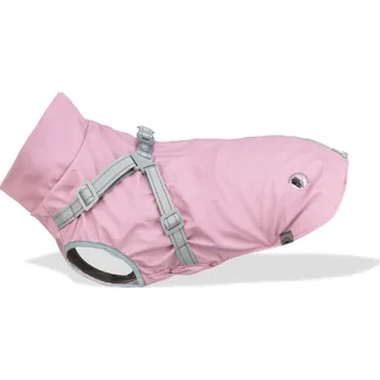 Obleček pro psa Trixie Pláštěnka PONTIS s postrojem pro psa Růžová Velikost: S 40 cm