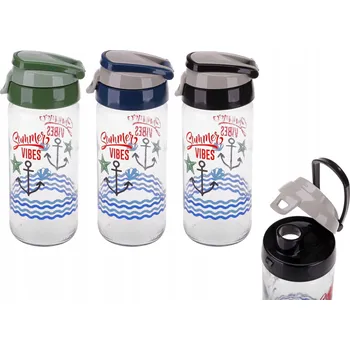 Láhev SKLENĚNÁ LÁHEV NA VODU A NÁPOJE 500ml 81415