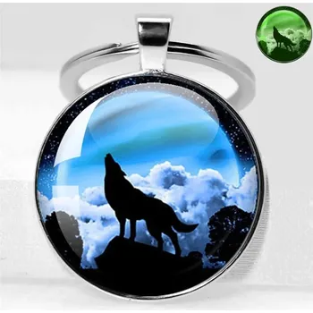 Přívěsek na klíče vlk